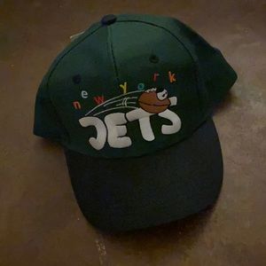 VINTAGE NY JETS PLAY FOOTBALL JUNIOR SNAPBACK
